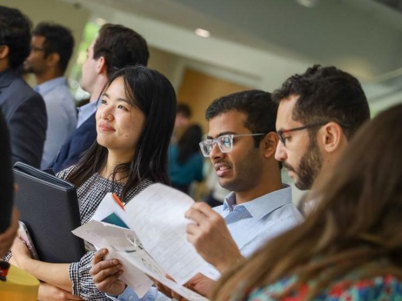 Students at Meet the Firms event